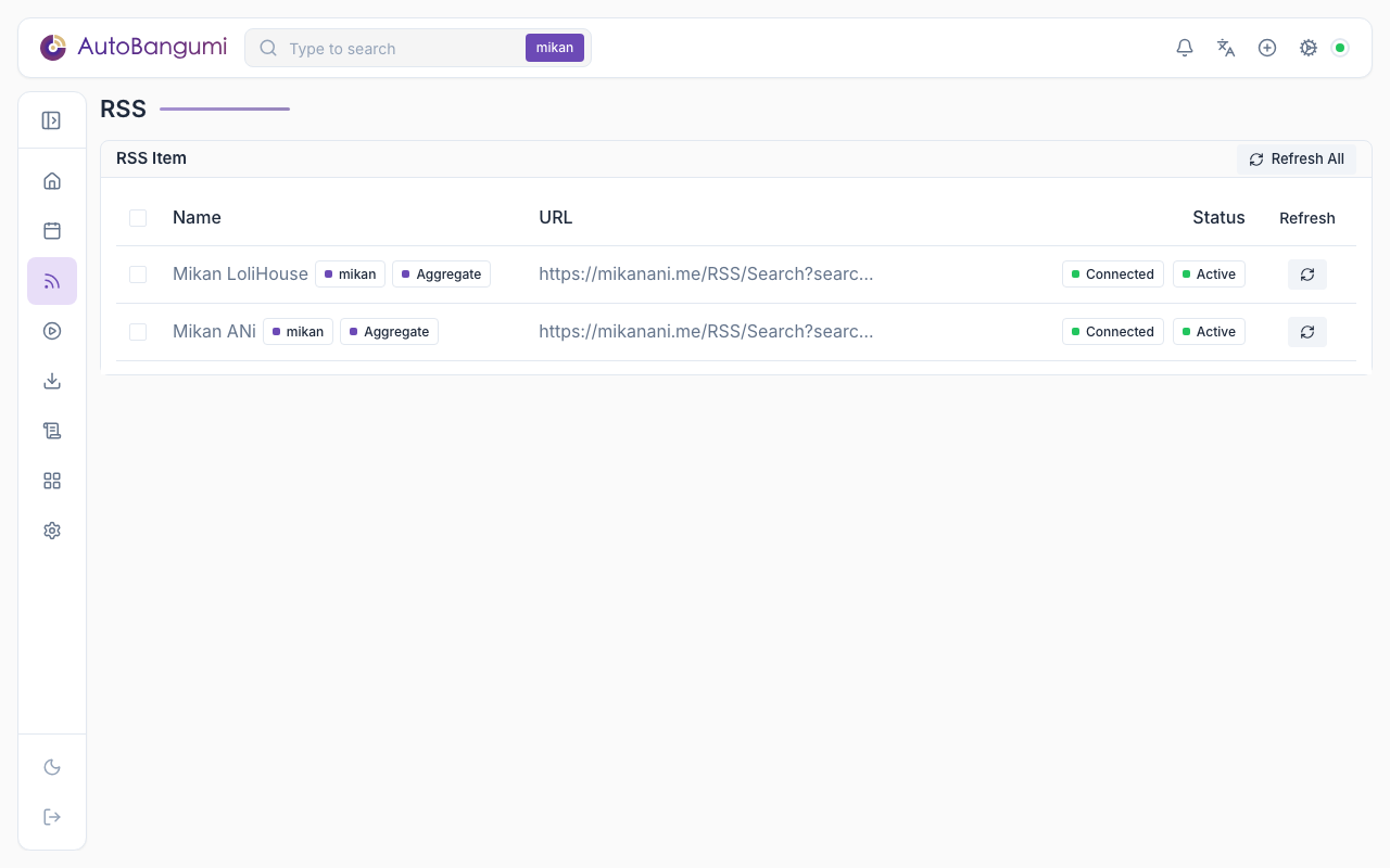 RSS Manager